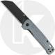 QSP Penguin Knife QS130-B2 - Black Stonewash D2 Sheepfoot - Denim Micarta - Liner Lock Folder