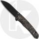 QSP Otter QS140-B2 Knife - Black S35VN - Copper Foil Carbon Fiber - Liner Lock Flipper Folder