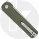 QSP Lark QS144C Knife - 14C28N Drop Point - Green G10 - Flipper Folder