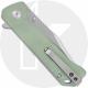 QSP Grebe QS147-D1 Knife - Stonewash 14C28N Clip Point - Jade G10 - Flipper Folder