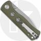 QSP Canary Folder QS150-F1 Knife - Stonewash 14C28N Drop Point - Olive Green G10