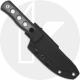 QSP Canary QS155-B1 Fixed Blade Knife - Stonewash Cr8Mo2VSi Drop Point - Black Micarta - Kydex Sheath