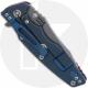 Rick Hinderer Eklipse 3.5 Knife - Spear Point - Working Finish - Orange G10 / Battle Blue Titanium