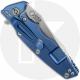 Rick Hinderer Eklipse 3.5 Knife - Spear Point - Stonewash - Blue/Black G10 / Blue Titanium