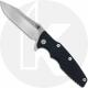 Rick Hinderer Eklipse 3.5 Knife - Spear Point - Stonewash - Black G10 / Blue Titanium