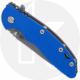 Rick Hinderer Knives SKINNY XM-18 3.5 Inch Knife - Slicer - Working Finish - MagnaCut - Blue G10