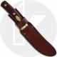 Old Timer Woodsman 1181044 Knife - Brown Sawcut Delrin - 165OT