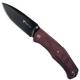 Steel Will Gekko D2 1505, Maroon Micarta, SMG-1505