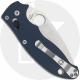 Spyderco Manix 2 C101GPCBL2 Knife - Satin CPM SPY27 Leaf - Cobalt Blue G10 - USA Made