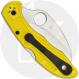 Spyderco C106SYL2 Tasman Salt 2 Rust Proof Serrated Hawkbill Blade Yellow FRN Lockback Folding Knife