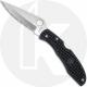 Spyderco Endura FRN C10SBK - Generation I - Serrated G-2 with Border Patrol Logo - Black FRN - Discontinued Item - BNIB