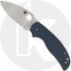 Spyderco Sage 5 C123GPCBL Knife - CPM SPY27 Leaf - Cobalt Blue G10