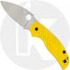 Spyderco Sage 5 Lightweight Salt C123PYL Knife - CPM MagnaCut Leaf - Yellow FRN