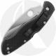 Spyderco Civilian C12LCFP - Left Handed - Plain Edge ATS-55 - Carbon Fiber - Discontinued Item - Serial Numbered - BNIB - 2001