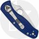 Spyderco Persistence Lightweight CPM S35VN C136PSBL - Part Serrated - Blue FRN - Liner Lock Folder