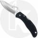 Spyderco Pro Grip FRN C13PBK - Plain Edge AUS-8 - Black FRN and Kraton- Discontinued Item - Serial Numbered - BNIB - 2001