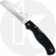 Spyderco Rescue C14PBK - Plain Edge ATS-55 - Black FRN- Discontinued Item - Serial Numbered - BNIB - 2001