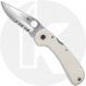 Spyderco Goddard Jr Knife - C18WMPS - White Micarta - Discontinued Item - BNIB