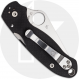 Spyderco C223GPS Para 3, Part Serrated Compression Lock Black G-10 Folding Knife