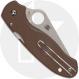 Spyderco Para 3 Lightweight C223PBN15V Knife - Sprint Run - Satin 15V Blade - Brown FRN - USA Made