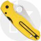 Spydero Para 3 Lightweight Salt C223PYL Knife - CPM MagnaCut - Yellow FRN - Compression Lock - USA Made