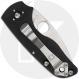 Spyderco Lil Native G10 SLIPIT Knife - C230NLGP - Non Locking Leaf Blade - Black G10 - USA Made