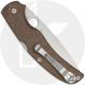 Spyderco Native Chief C244MPCW Knife - CPM CRU-WEAR Drop Point - Brown Canvas Micarta - USA Made