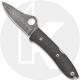 Spyderco SpyOpera C255CFPD - Sprint Run - Damasteel Drop Point - Carbon Fiber