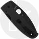 Spyderco Bodacious C263GPBK Knife - DLC CPM S30V Leaf - Black G10