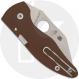 Spyderco MicroJimbo C264GPBN15V Knife - Sprint Run - CPM 15V Wharncliffe - Brown G10 - USA Made