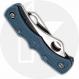 Spyderco Dyad Jr C39P&SBG - 2011 Sprint Run - Clip Blade and Serrated Sheepfoot Blade - Blue Gray FRN - Discontinued Item -