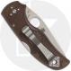 Spyderco Native 5 C41PBN15V5 Knife - Sprint Run - Satin 15V Blade - Brown FRN - USA Made