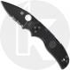 Spyderco Native 5 FRN Knife, Black Part Serrated, SP-C41PSBBK5