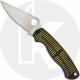 Spyderco Para Military 2 Salt C81GBKYLMCP2 Knife - CPM-MagnaCut - Black/Yellow G10 - USA Made