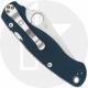 Spyderco Para Military 2 C81GPCBL2 Knife - Satin CPM SPY27 - Cobalt Blue G10