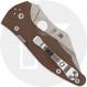 Spyderco Yojimbo 2 C85GPBN15V2 Knife - Sprint Run - Satin 15V Blade - Brown G10 - USA Made