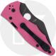 Spyderco Yojimbo 2 C85GPNBKP2 Knife - Sprint Run - Black CPM S30V - Pink G10 - USA Made