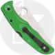 Spyderco Pacific Salt 2 Knife - C91FPGR2 - LC200N Drop Point - Green FRN - Lock Back