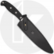 Spyderco Respect Knife FB44GP Sal Glesser Bowie Style Fixed Blade Black G10 Handle USA Made