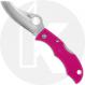 Spyderco Jester JPRP Knife - Plain Edge AUS-6 - Fuschia FRN - Serial Number - BNIB