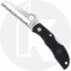 Spyderco LadyBug II LBKII - Gen 2 - Serrated AUS-6 Sheepfoot - Black FRN - Discontinued Item - Serial Numbered - BNIB - 1998