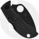 Spyderco Manbug Lightweight Knife - MBKWPBK - Black VG-10 Wharncliffe - Black FRN - Lock Back