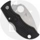 Spyderco Manbug Lightweight Knife - MBKWS - Serrated VG-10 Wharncliffe - Black FRN - Lock Back