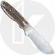 Silver Stag Guide Slab Twist Knife, Damascus, SS-DGST40