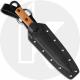 TOPS Modern Gladius MGLAD-01 Fixed Blade Knife - Black 1095 Dagger - Tan Canvas Micarta - Black Kydex Sheath - USA Made