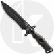 TOPS Knives Operator 7 Knife OP7-02 Blackout Edition - Black Traction Coated 1075 Recurve - Black Micarta and G10