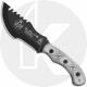 TOPS Knives Mini Tom Brown Tracker 4 TBT-040 - Black Traction 1095 Steel Blade - Black Linen Micarta