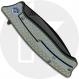 We Knife Company 712C Balaenoptera Frame Lock Flipper Folder Black Stonewash Blade Gray Ti Handle