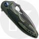 WE Knife 716D Zephyr EDC Stonewash Drop Point Frame Lock Flipper Brown Ti and Carbon Fiber