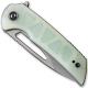 CIVIVI Odium Knife C2010F - Stonewash D2 Drop Point - Natural G10 - Liner Lock Flipper Folder